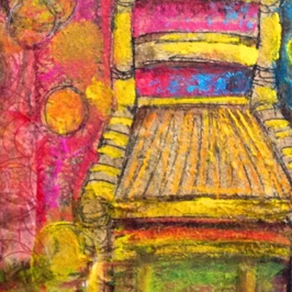 MEXICAN CHAIR
12" x 12"
Mixed Media